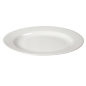 Image PLATS OVALES  33 CM LONG. BLANC PORCELAINE (12 UNITÉ) #1