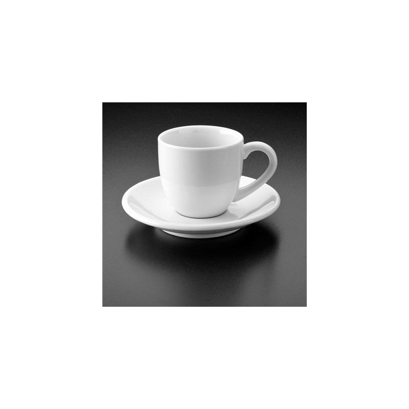 SOUCOUPES TASSE CAFE "ATLANTIC" Ø 12,5 CM BLANC PORCELAINE (6 UNITÉ) SOUCOUPES TASSE CAFE "ATLANTIC" Ø 12,5 CM BLANC PORCELAINE (6 UNITÉ)