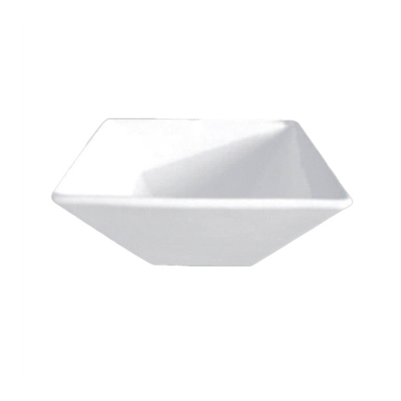 BOLS CARRÉS  17,5 CM BLANC PORCELAINE (12 UNITÉ)