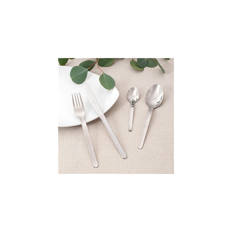 FOURCHETTES 'LÍNEA'  18,7 CM ARGENTE ACIER (12 UNITÉ)