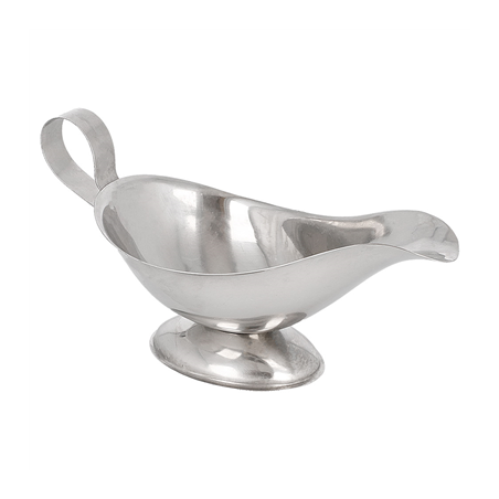 Image SAUCIÈRE "ALADIN" 150 ML  16x7,5x9 CM ARGENTE INOX (1 UNITÉ) #1