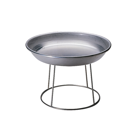 Image PORTE PLATEAU FRUITS MER  20x24x18 CM ARGENTE INOX (1 UNITÉ) #1