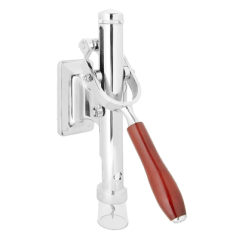 Image TIRE-BOUCHON BOUTEILLE MURAL  26,7x32 CM ARGENTE INOX (1 UNITÉ) #1