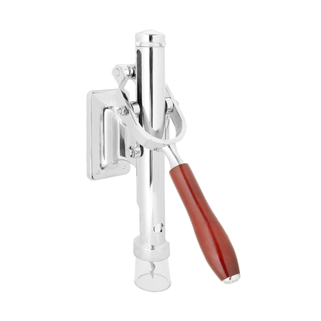 Image TIRE-BOUCHON BOUTEILLE MURAL  26,7x32 CM ARGENTE INOX (1 UNITÉ) #1