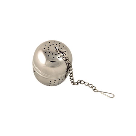 Image BOULE À THÉ  4x5,5 CM ARGENTE INOX (1 UNITÉ) #1