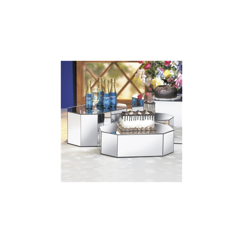 MIROIRS OCTOGONAUX LONGS  49x31x15 CM ACRYLIQUE (1 UNITÉ)