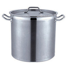 Image MARMITE AVEC COUVERCLE 17 L Ø 30x28 CM ARGENTE INOX (1 UNITÉ) #1