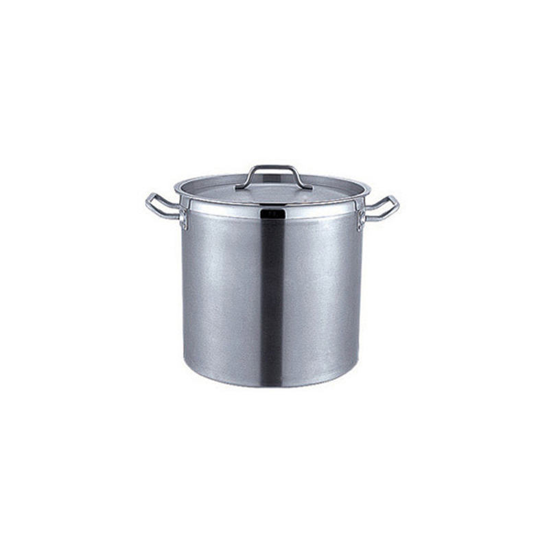 MARMITE AVEC COUVERCLE 17 L Ø 30x28 CM ARGENTE INOX (1 UNITÉ)