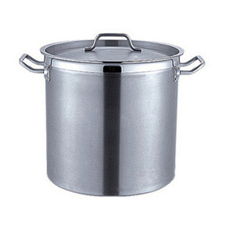 Image MARMITE AVEC COUVERCLE 17 L Ø 30x28 CM ARGENTE INOX (1 UNITÉ) #1