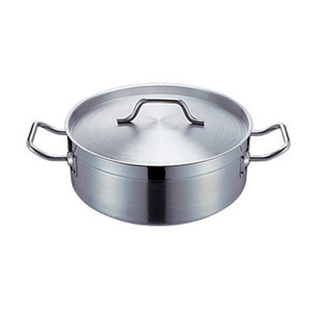 Image SAUTOIR AVEC COUVERCLE 2 L Ø 20x8 CM ARGENTE INOX (1 UNITÉ) #1