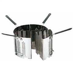 PASSOIRE BRAISIÈRE  25x18x20 CM ARGENTE INOX (1 UNITÉ)