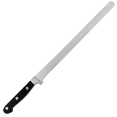 Image COUTEAU JAMBON, MANCHE ABS  30 CM ARGENTE INOX (1 UNITÉ) #1