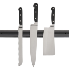 Image BARRE AIMANTÉE  60 CM NOIR FER (1 UNITÉ) #1