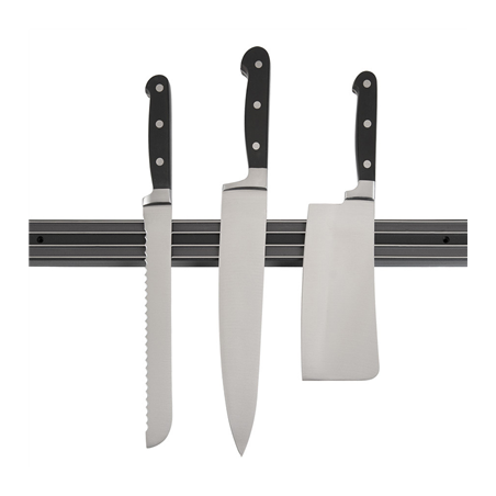 Image BARRE AIMANTÉE  60 CM NOIR FER (1 UNITÉ) #1