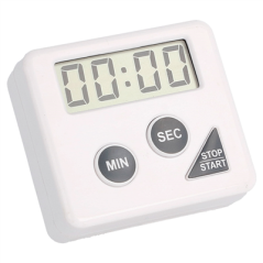 Image TEMPORISATEUR ÉLECTRIQUE 60'  6x5,5x2 CM BLANC PLASTIQUE (1 UNITÉ) #1