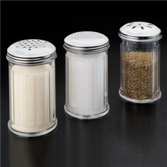 Image SAUPOUDREUSE SEL 360 ML Ø 7,5x14 CM TRANSPARENT ACRYLIQUE (1 UNITÉ) #3