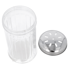 Image SAUPOUDREUSE ÉPICES 360 ML Ø 7,5x14 CM TRANSPARENT ACRYLIQUE (1 UNITÉ) #3