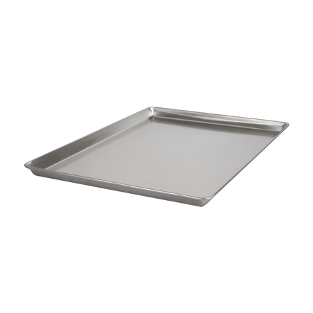 Image PLAQUE PÂTISSERIE  60x40x2,5 CM ARGENTE INOX (1 UNITÉ) #1