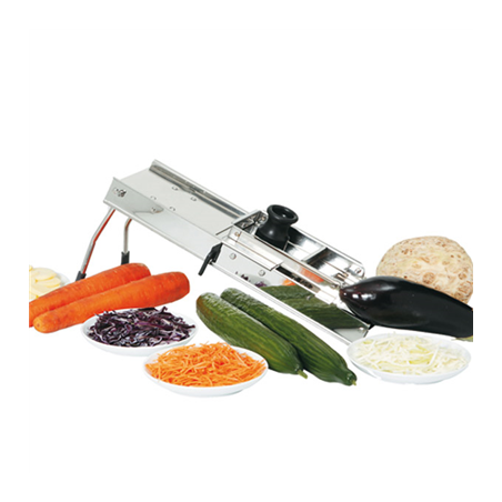 Image MANDOLINE AVEC CHARIOT  39,5x12x19 CM ARGENTE INOX (1 UNITÉ) #1
