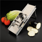 Image MANDOLINE AVEC CHARIOT  39,5x12x19 CM ARGENTE INOX (1 UNITÉ) #3