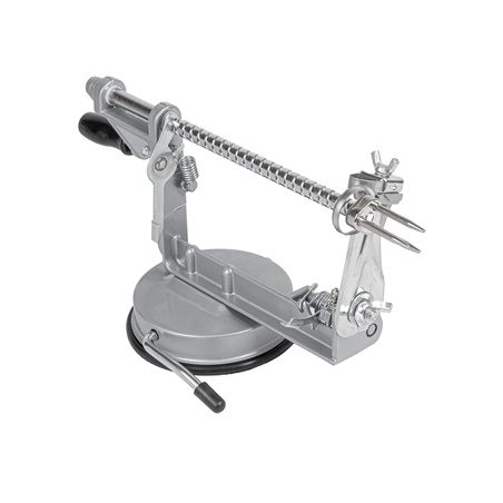 Image EPLUCHEUR ET TRANCHEUR POMMES  10x30 CM ARGENTE FER (1 UNITÉ) #1