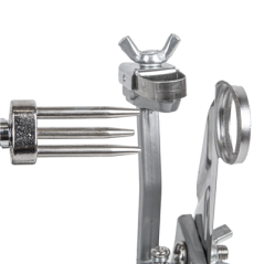 Image EPLUCHEUR ET TRANCHEUR POMMES  10x30 CM ARGENTE FER (1 UNITÉ) #4