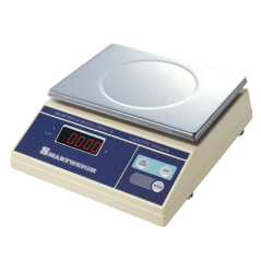 Image BALANCE DIGITALE POUR PORTIONS, PLATEFORME 18x23,5 CM  29x25x9 CM BLANC INOX (1 UNITÉ) #1