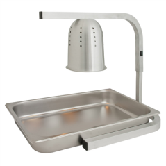 Image LAMPE À INFRAROUGE CHAUFFANTE 1 LAMPE 49x35,5x61 CM ARGENTE METAL (1 UNITÉ) #1