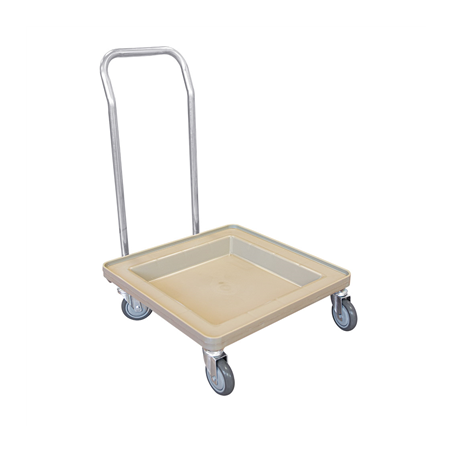 Image CHARIOT TRANSPORT POUR RACKS  54x54x81 CM BEIGE ABS (1 UNITÉ) #1