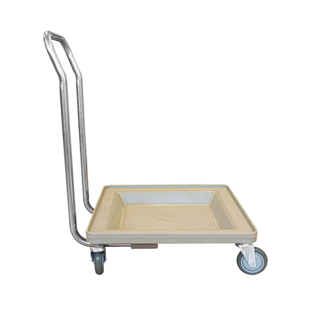 CHARIOT TRANSPORT POUR RACKS  54x54x81 CM BEIGE ABS (1 UNITÉ)