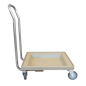CHARIOT TRANSPORT POUR RACKS 54x54x81 CM BEIGE ABS (1 UNITÉ) Image CHARIOT TRANSPORT POUR RACKS 54x54x81 CM BEIGE ABS (1 UNITÉ) #2