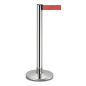 COLONNES MOBILES AVEC RUBAN RETRACTIBLES Ø 36x104 CM ROUGE ALUMINIUM (2 UNITÉ) Image COLONNES MOBILES AVEC RUBAN RETRACTIBLES Ø 36x104 CM ROUGE ALUMINIUM (2 UNITÉ) #1