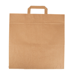 Image SACS SOS BOîTES PIZZA  110 G/M2 36+31x36 CM NATUREL KRAFT (125 UNITÉ) #3