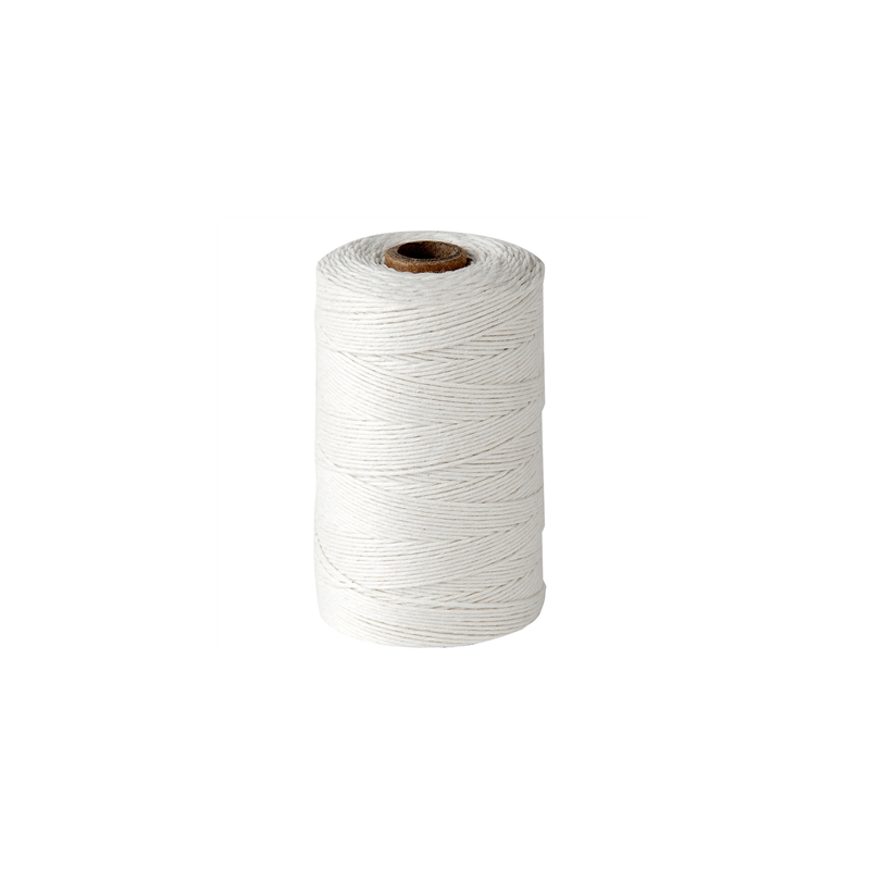 BOBINES DE FIL BOUCHERIE 200 G  Ø 11 CM BLANC COTON (5 UNITÉ)