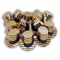 Image HAUTS DE FORME  Ø 27,5x15,5 CM DORE CARTON (12 UNITÉ) #1