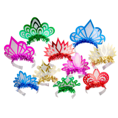 Image 50 U. TIARES  17,5 CM ASSORTI CARTON (1 UNITÉ) #1