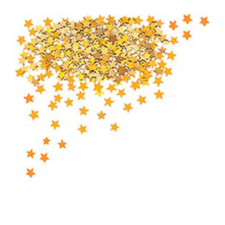 Image 24 U. SACS 60 G ETOILES   DORE PVC (1 UNITÉ) #1