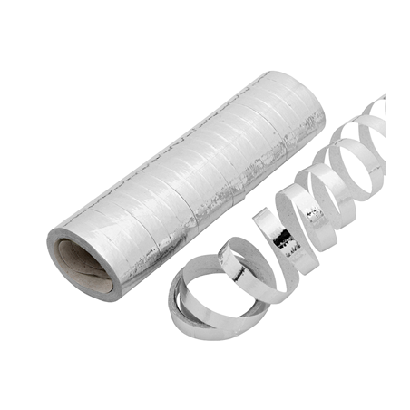 Image 2x18 SERPENTINS  7MMx4M ARGENTE PAPIER (1 UNITÉ) #1