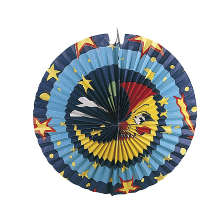 Image LAMPION "LUNE"  50 CM ASSORTI PAPIER (1 UNITÉ) #1