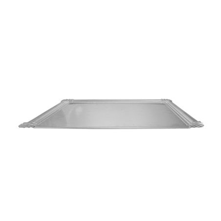 PLATEAUX  600 G/M2 34x45,5 CM ARGENTE CARTON (90 UNITÉ)