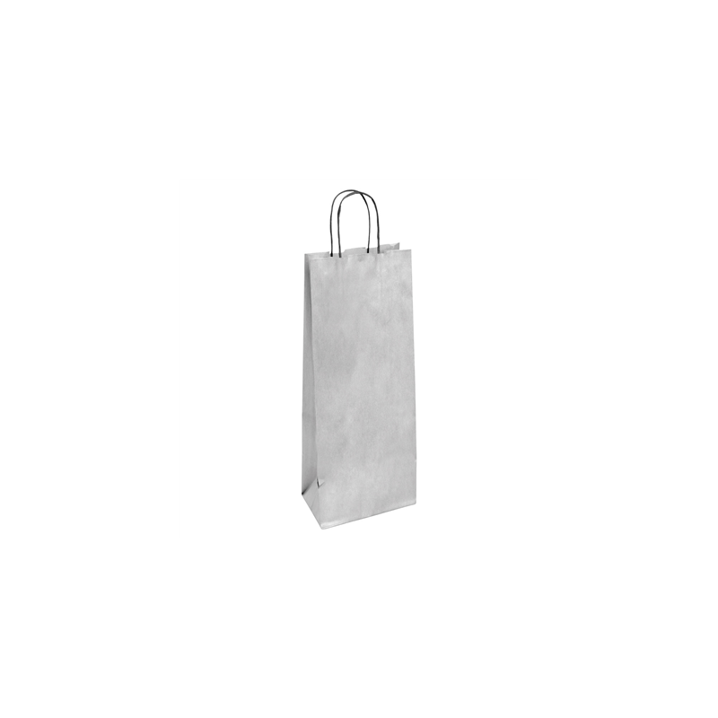 SACS SOS AVEC ANSES 1 BOUTEILLE 100 G/M2 14+8x40 CM ARGENTE KRAFT (250 UNITÉ) SACS SOS AVEC ANSES 1 BOUTEILLE 100 G/M2 14+8x40 CM ARGENTE KRAFT (250 UNITÉ)