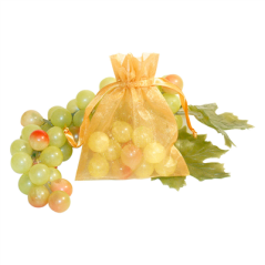 Image 48 U. SACHETS ORGANDY AVEC FERMETURE  12,5x11 CM CHAMPAGNE MICROFIBRE (1 UNITÉ) #3