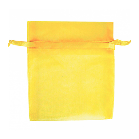 Image GRANDS SACHETS ORGANDY AVEC FERMETURE  35x40 CM CHAMPAGNE MICROFIBRE (48 UNITÉ) #1