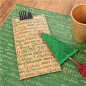 Image SACHETS COUVERTS+SERV.RÉCYC.2P 'MERRY CHRISTMAS' 80 + 10 PE G/M2 11,2x22,5 CM MARRON CELLULOSE (250 UNITÉ) #5