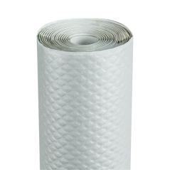 Image NAPPE EN ROULEAU  48 G/M2 1,20x25 M ARGENTE CELLULOSE (4 UNITÉ) #1