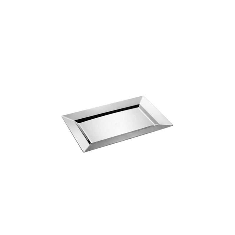 6 U. PLATEAUX RECTANGULAIRES 34,5x21,5 CM ARGENTE PS (24 UNITÉ) 6 U. PLATEAUX RECTANGULAIRES 34,5x21,5 CM ARGENTE PS (24 UNITÉ)