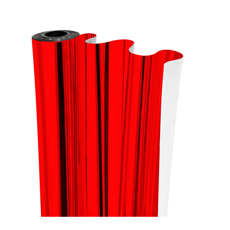Image FILM METALISE  0,70x50 M ROUGE PP (1 UNITÉ) #1