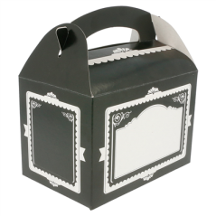 Image BOÎTES"VINTAGE"  320 G/M2 17x16x10 CM NOIR CARTON (300 UNITÉ) #1