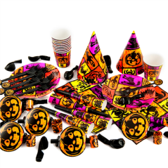 Image ASSORTIMENT HALLOWEEN POUR 10 PERSONNES (1 UNITÉ) #1