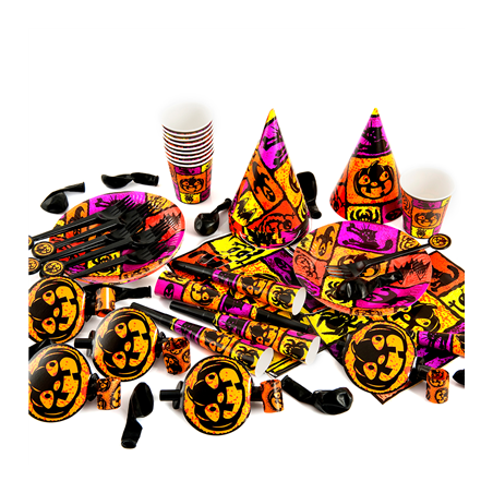Image ASSORTIMENT HALLOWEEN POUR 10 PERSONNES (1 UNITÉ) #1